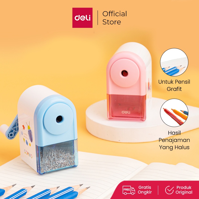 

Deli Pencil Sharpener / Rautan Pensil Auto-feed Motif Kartun Simple dan Lucu E0641S