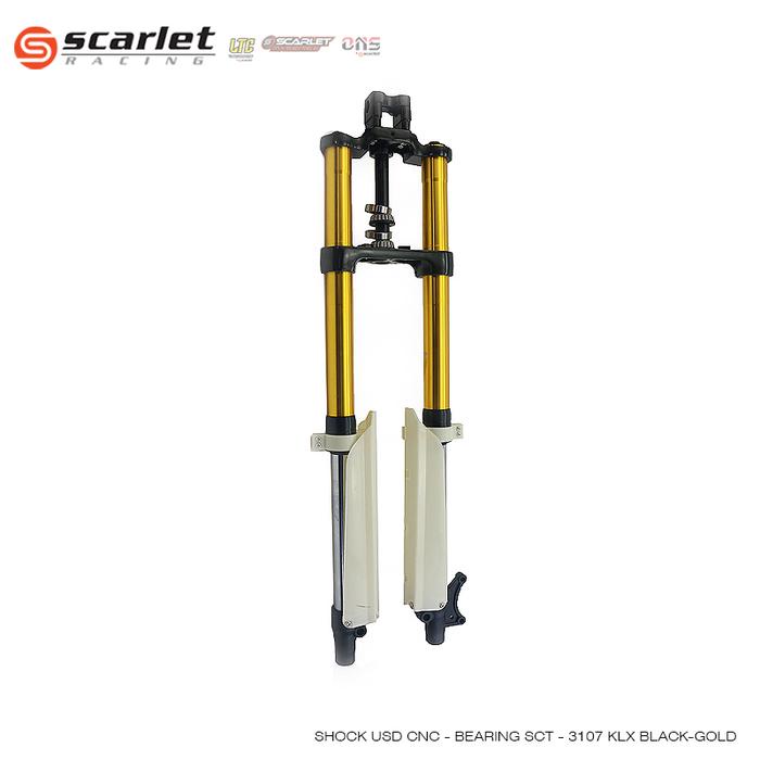 SCARLET RACING - SHOCK UPSIDE DOWN DEPAN USD CNC PLUS BEARING SCT 3107 KLX