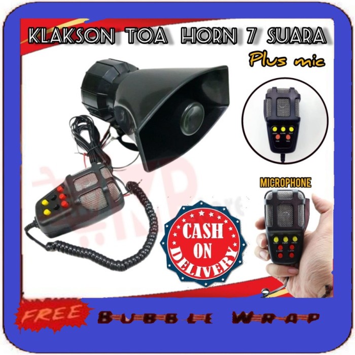 KLAKSON TOA HORN POLISI 7 SUARA TERMIGNONI 7SUARA VARIASI MOTOR