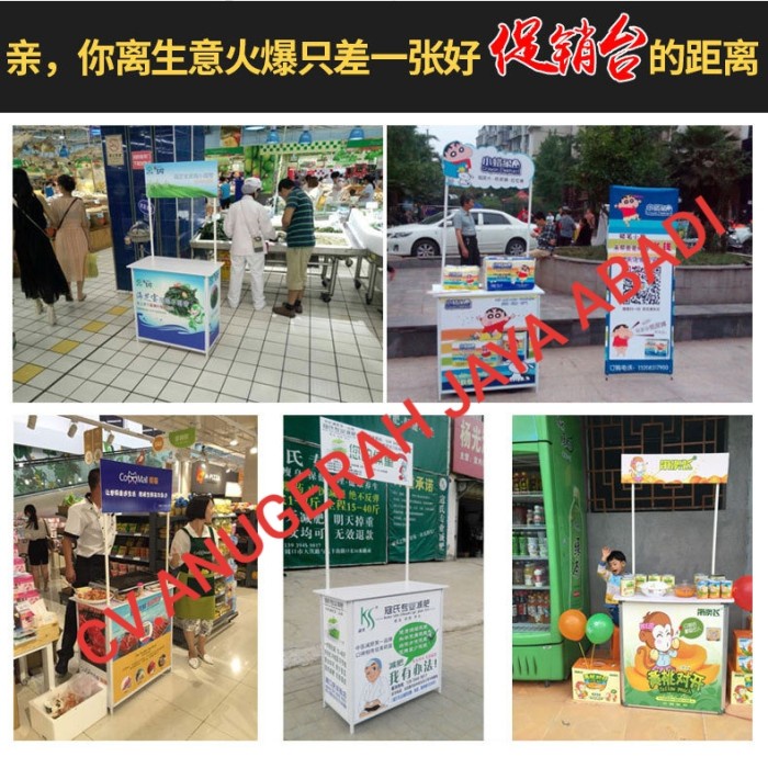 EVENT DESK / MEJA PROMOSI /booth kayu/meja jualan polos tanpa cetakan