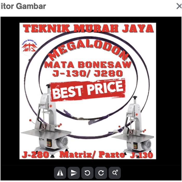 JTTOP" MATRIX MATA PISAU BONESAW BONE SAW PEMOTONG TULANG J130 & J280 PAZTO