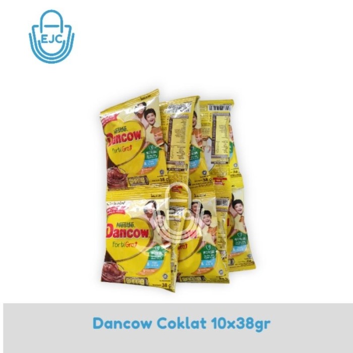 

(BestSeller) [EJC] Susu Dancow Sachet Renceng Putih Coklat 10pcs
