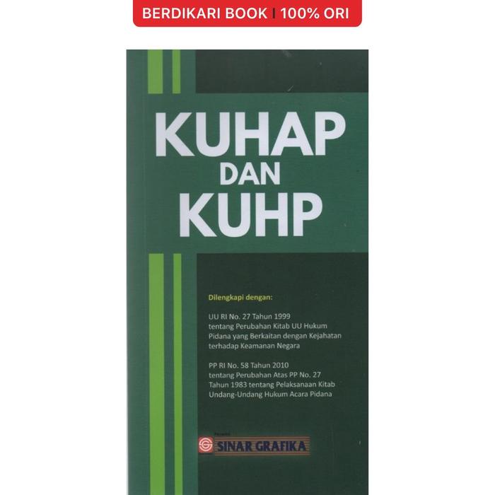 

Produk Viral Buku Kuhap Dan Kuhp - Bumi Aksara Cod