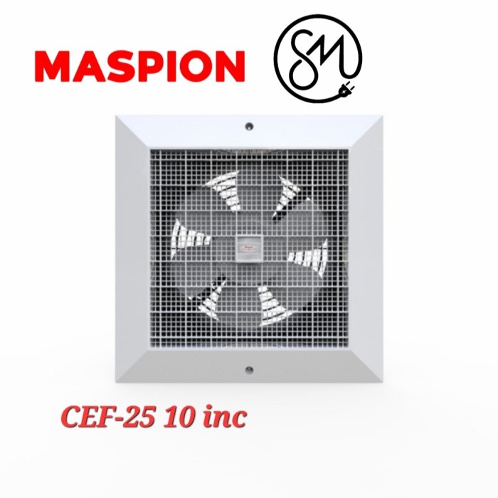 Exhaust fan Plafon Maspion CEF-25 CEF25 Hexos 10 inc