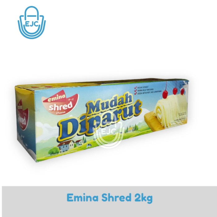 

(BestSeller) KEJU EMINA SHRED CHEESE 2KG / KEJU PARUT 2KG