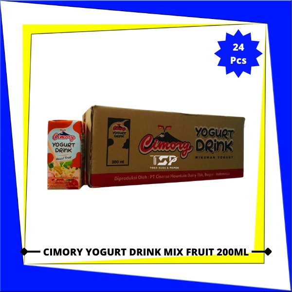 

(BestSeller) Yogurt Cimory Drink Varian Rasa 200ml x 24 pcs (1 Karton)