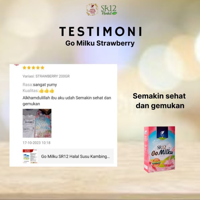 

(BestSeller) Go Milku SR12 Susu Penggemuk Penambah Berat Badan Anak dan Dewasa Susu Weight Penambah