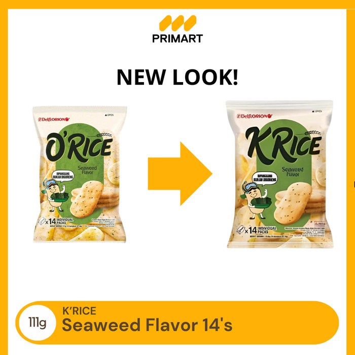 

(BestSeller) Delfi Orion O'rice Seaweed Flavor Crackers 111gr