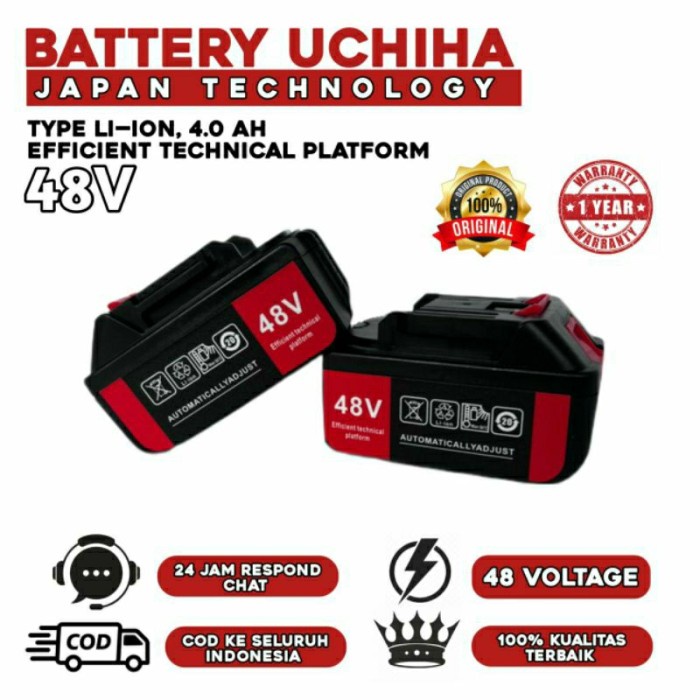 (BestSeller) baterai bor cordless potong rumput dll uchiha hyuga 42v 36v 15v 13v 12v - 25v uchiha