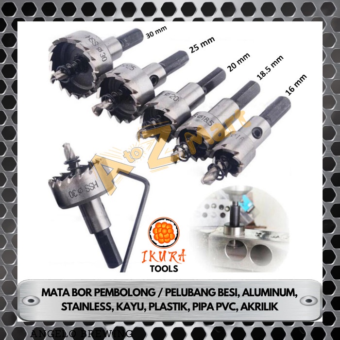

Jual [READY] KEPALA MATA BOR BULAT BUNDAR LINGKARAN PEMBOLONG PELUBANG MELUBANGI BESI METAL KAYU
