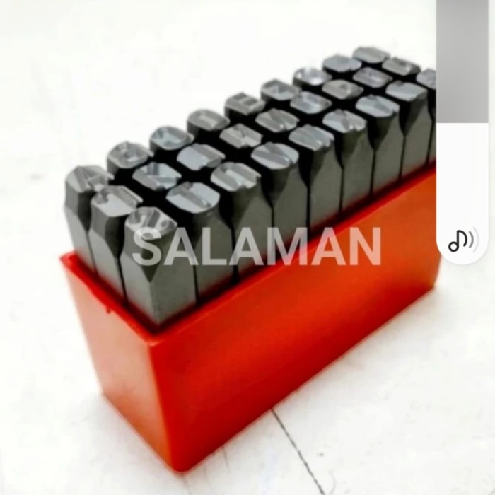 

Jual [READY] Huruf Ketok /Letter Punch 8mm
