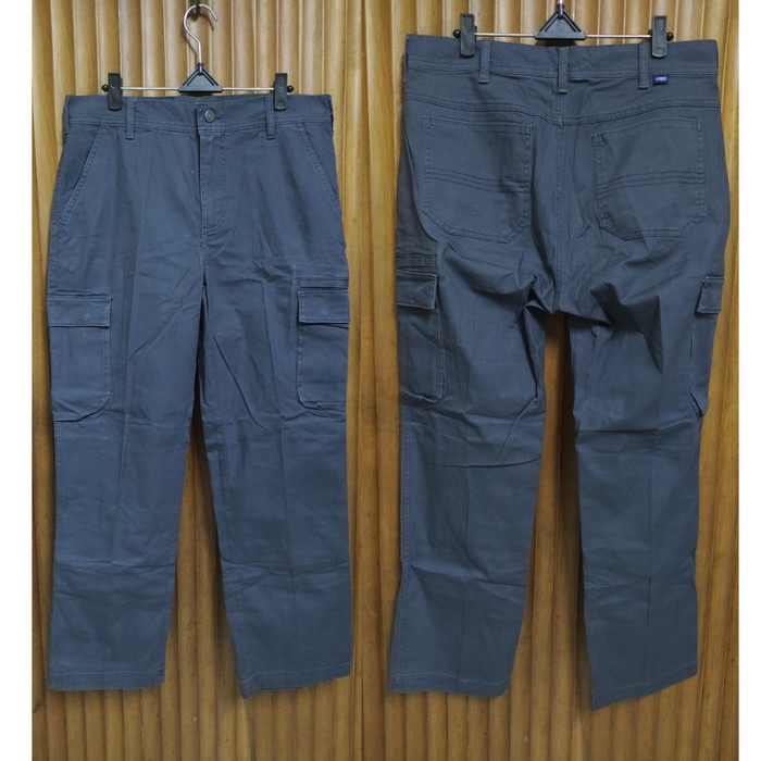 New Celana Ll Bean Flex Cargo Canvas Pants Biru Dongker Readyy