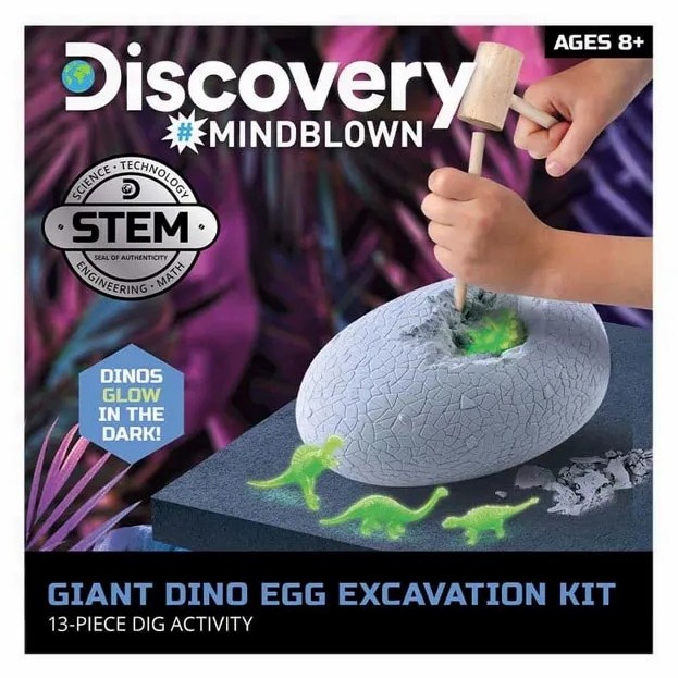 Sale Terbatas Discovery Mindblown Dinosaur Excavation Jumbo Egg Aman