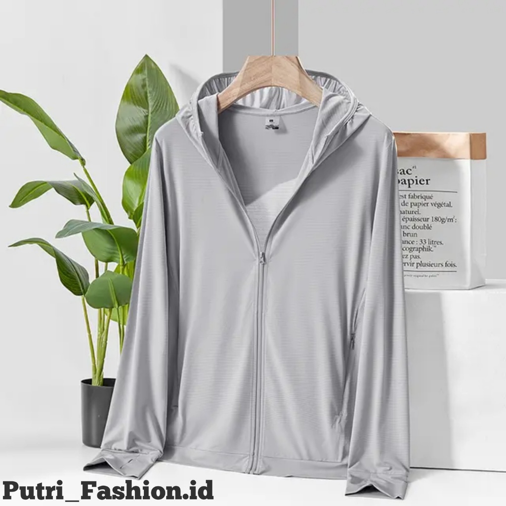 PROMO / Jaket Anti UV Olahraga Jaket Olahraga Running Lari fitness pria Wanita