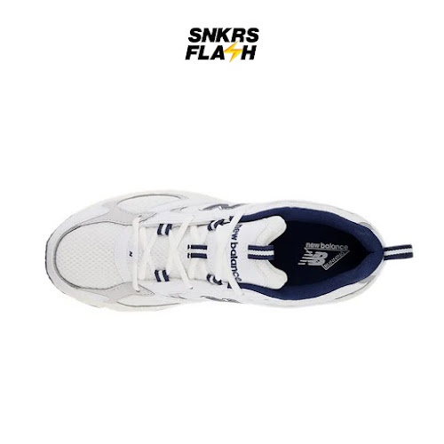 NEW BALANCE 408 White Navy Sepatu Casual Unisex - ML408NB - Size 36