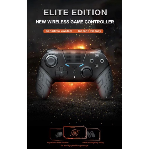 ELEKTRO11- Stick Stik Wireles Controller Gamepad For P4/IOS/ANDROID/PC-Q300