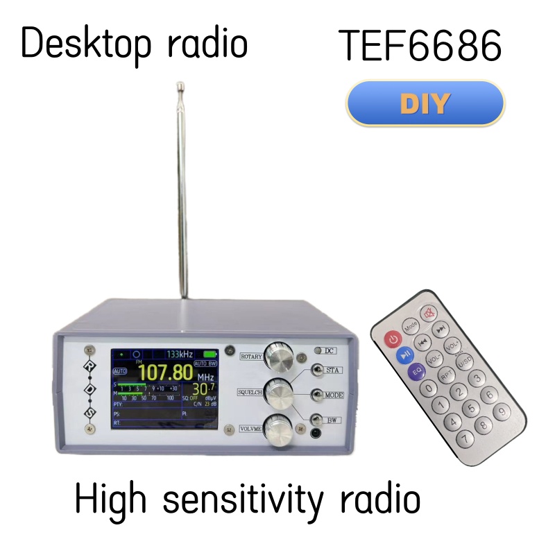 1Set Latest Tef6686 Fm Sw/Mw/Lw Full Band Radio Rds + Battery Speaker Charger Antenna Fm Am Radio Fm