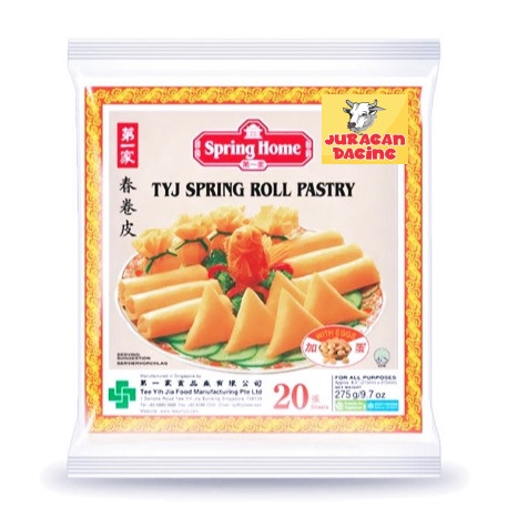 

Spring Home TYJ Spring Roll Pastry 20 Sheets 8.5" 275 gr