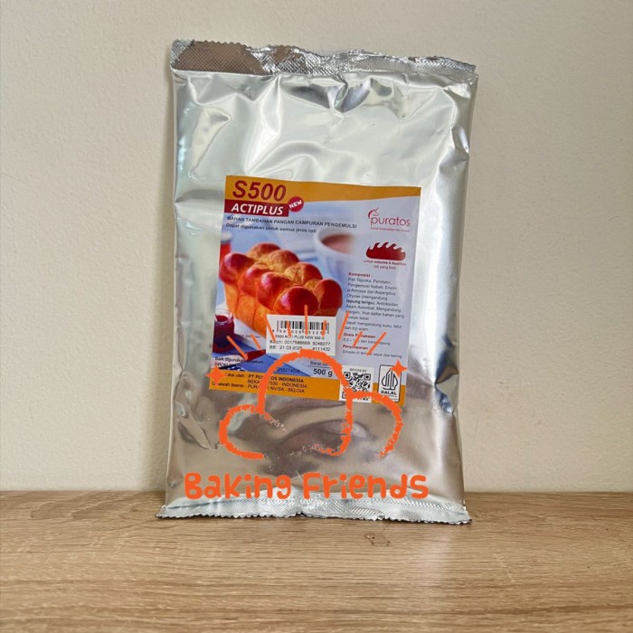 

Puratos S500 Acti-Plus 500Gr/Bread Improver/Pengembang Roti Actiplus