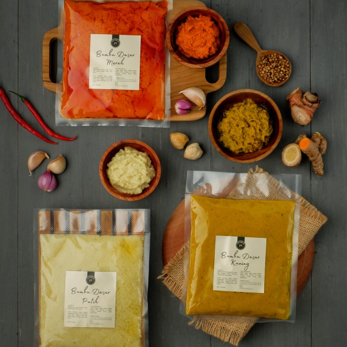 

KEMASAN REFILL BUMBU DASAR PUTIH/MERAH/KUNING