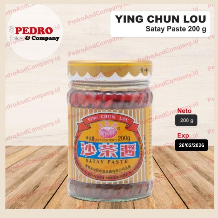 

Ying chun lou satay paste 200 gram - bumbu sate