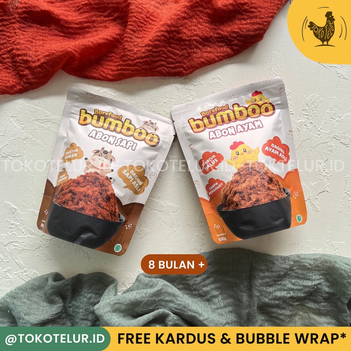 

BUMBOO - Abon Asli Ayam & Sapi (NO MSG) Snack MPASI Anak
