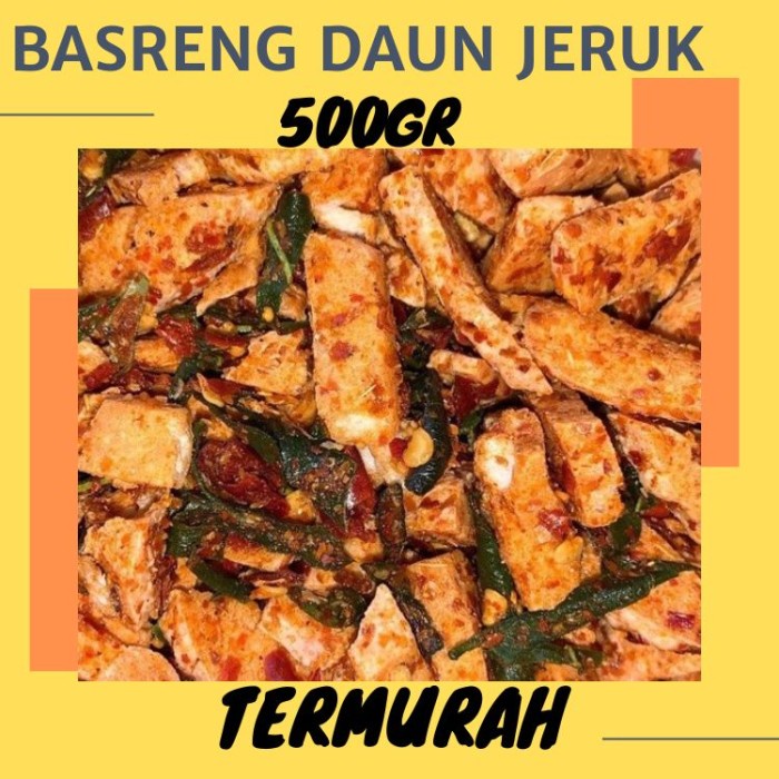

Basreng Daun Jeruk 500gr Termurah Basreng Pedas