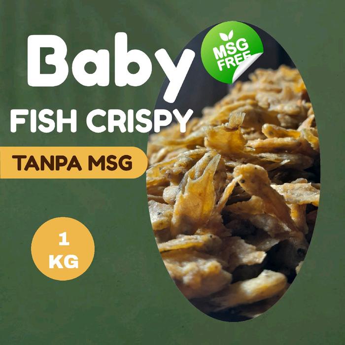 

Baby Fish Crispy 1Kg Tanpa MSG Cemilan Food Snacks Camilan Goreng Keripik Kripik Makanan
