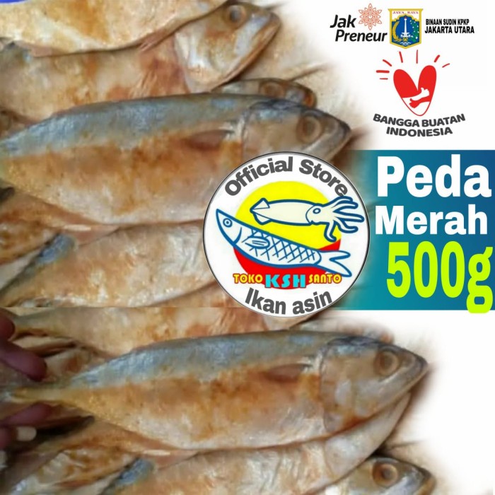 

ikan asin peda merah 500gram