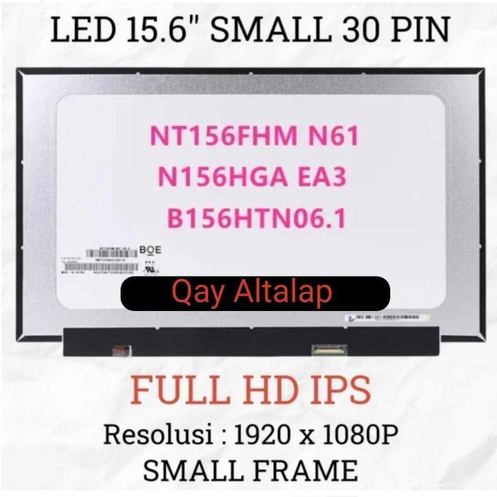 LCD LED LAYAR ASUS A509 A509U A509FA A509MA X509 M509 15.6" FHD IPS GRATIS ONGKIR