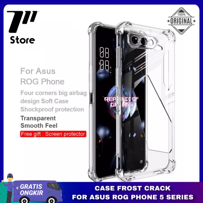 Asus Rog Phone 2 / 3 / 5 / 5s / Ultimate / Pro Frost Clear Soft Case