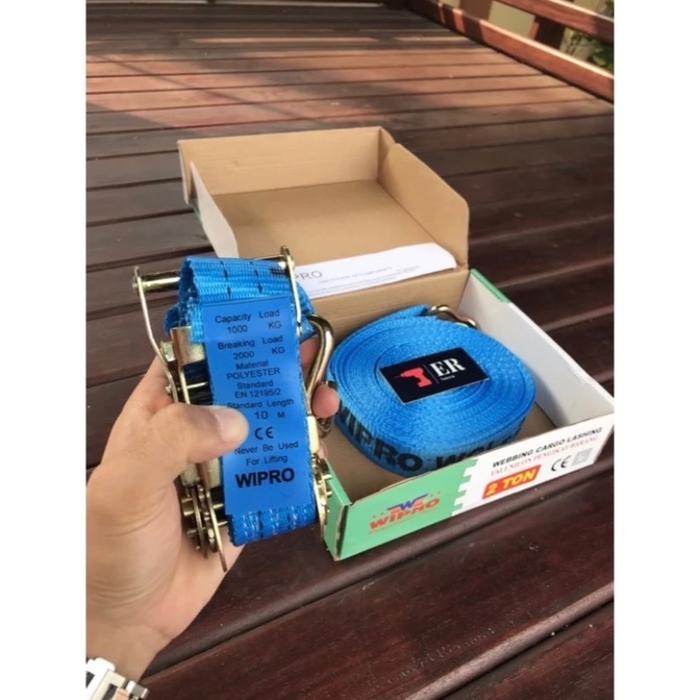 Tali Wipro 1 Ton 6M 10M Webbing Cargo / Tali Pengikat / Tali Miniatur / Track Belt / Sling Belt /