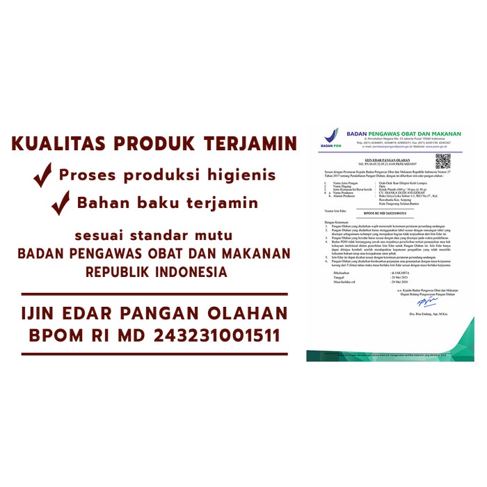 

Promo Terbatas Opia Otak Otak Lumpia (10 Pcs) + Extra Bumbu Kacang (250 Ml) Aman