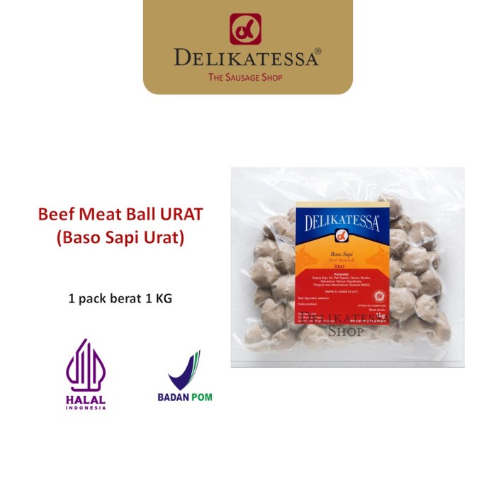 

Sale Terbatas Delikatessa Baso Bakso Sapi Urat (Kg) Halal Horeca Aman