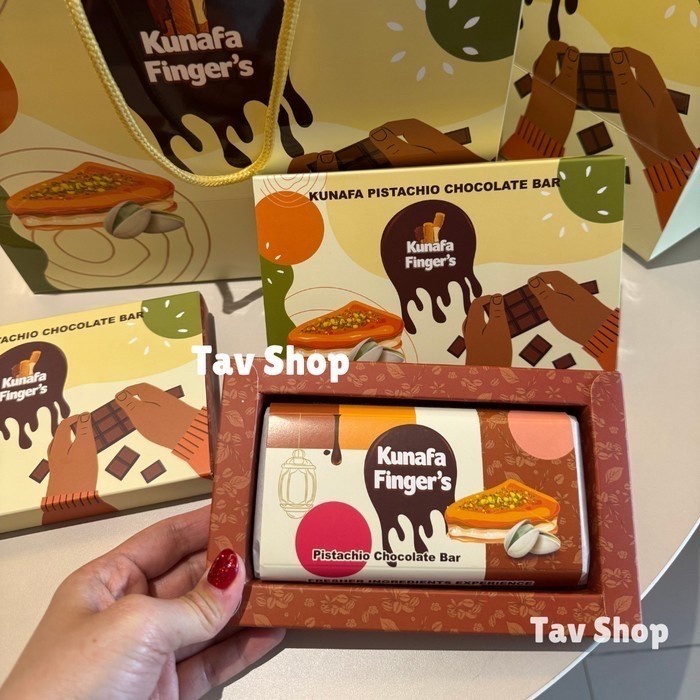 

Promo Terbatas Kunafa Fingers Pistachio Chocolate Original Malaysia (Coklat Dubai) Aman