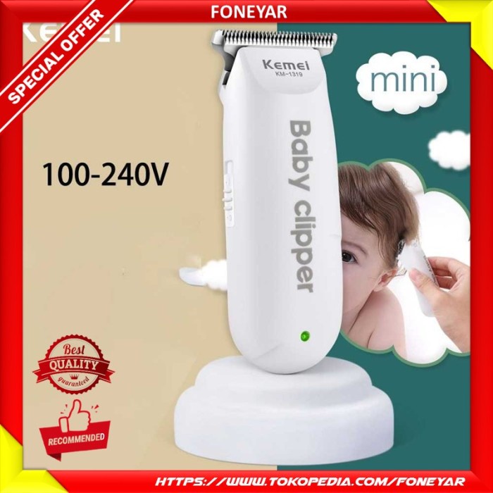 Alat Cukur Potong Memotong Pangkas Rambut Bayi Anak Kecil Portable
