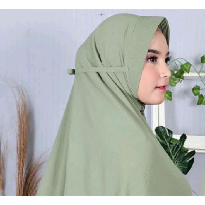 Best Seller Hijab Bergo Pet Crinkle Xl Mahala Hijab - Desain Modis & Ukuran Besar - Muslim