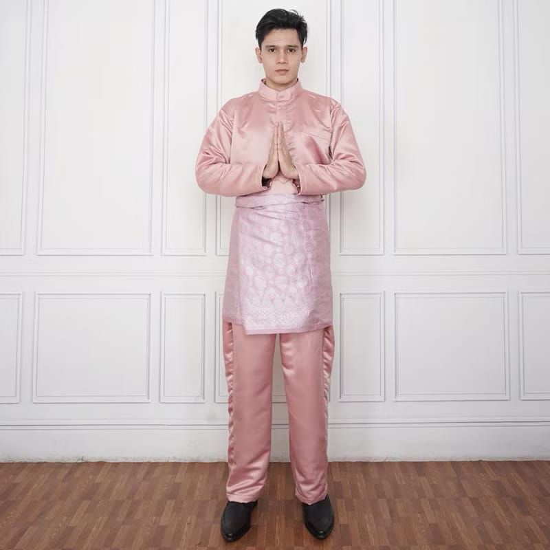HOT SALE Setelan Baju Kurung Pria Teluk Belanga // Baju Melayu Pria // Baju Kurung Laki Laki