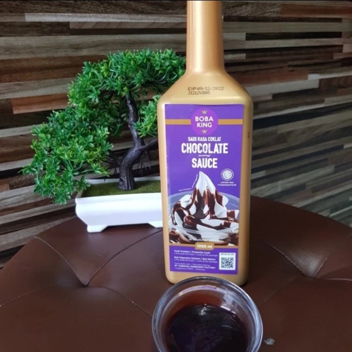 

Chocolate Sauce Boba King 1L/ saus coklat merk Boba king