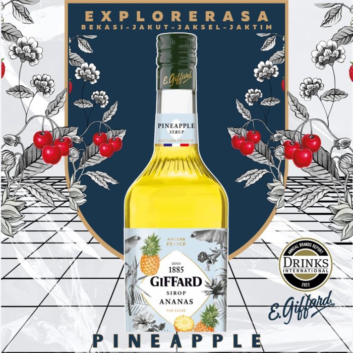 

Giffard syrup Pineapple 1 liter