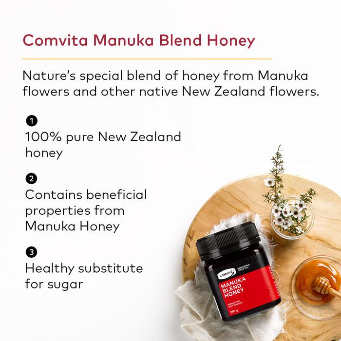 

Promo Terbatas Comvita Manuka Honey Blend 500G ( 2 Botol ) Madu Murni Alami Asli New Zealand Aman
