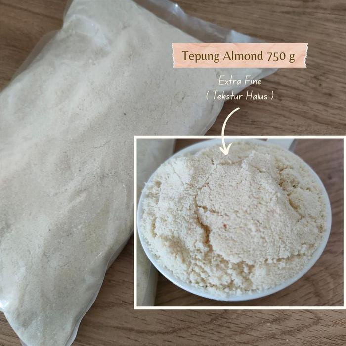 

Tepung Almond Halus ( Blanched Almond Flour Fine Powder ) 750g
