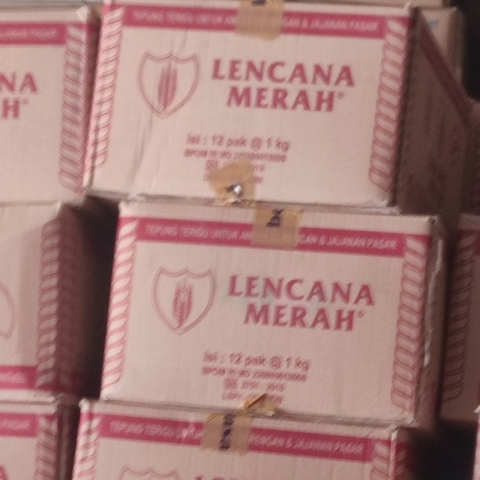 

Terigu Lencana Merah dus 12kg kemasan 1kg
