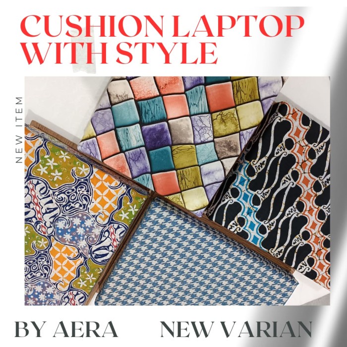 AERA INDONESIA Cushion Lap Desk Bantal Meja Laptop Shabby 5 Fungsi