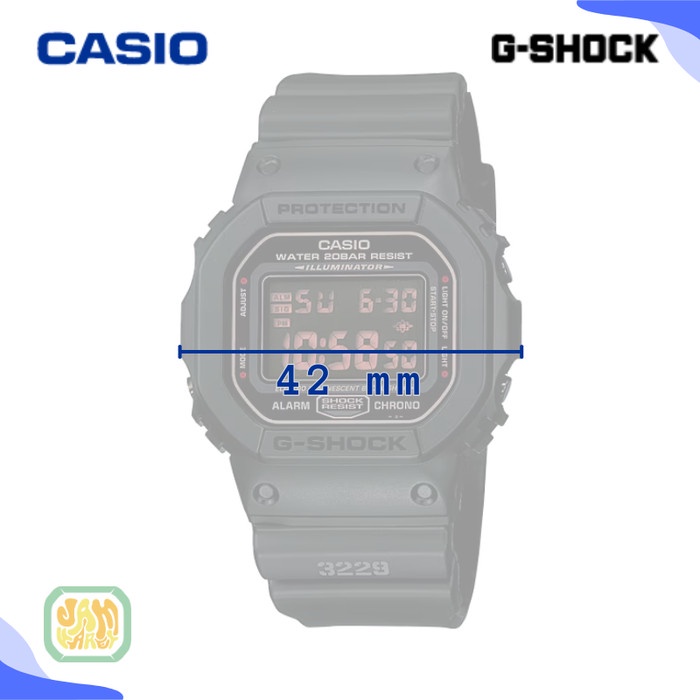 JAM TANGAN PRIA CASIO G-SHOCK DW-5600MS-1 ORIGINAL