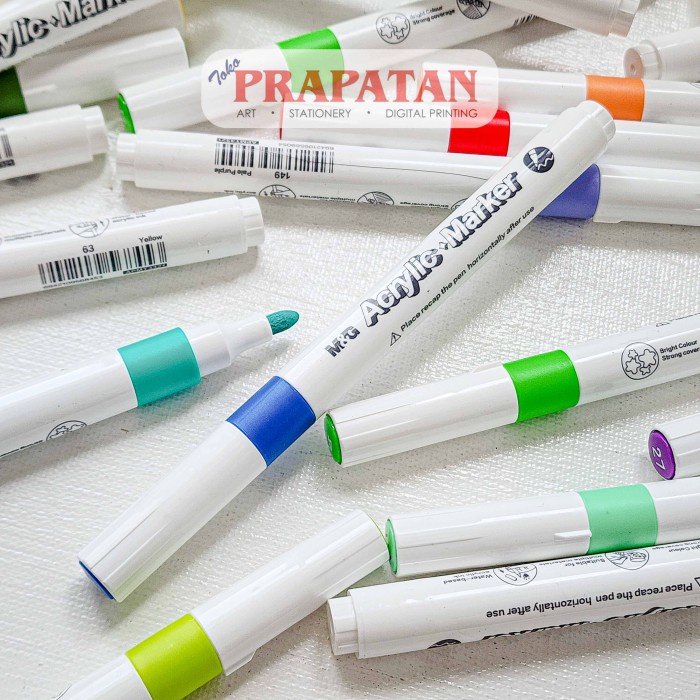 

SPECIAL M&G Acrylic Marker 1MM APMT3321 Acrylic Pen Spidol Akrilik