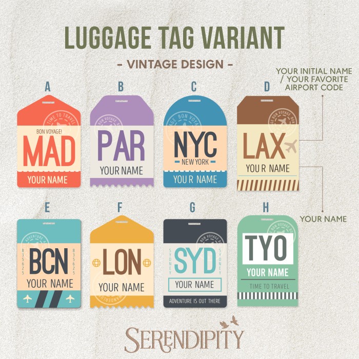 

EKSLUSIF Custom Baggage Luggage Tag Acrylic UV Print Gantungan Koper Akrilik