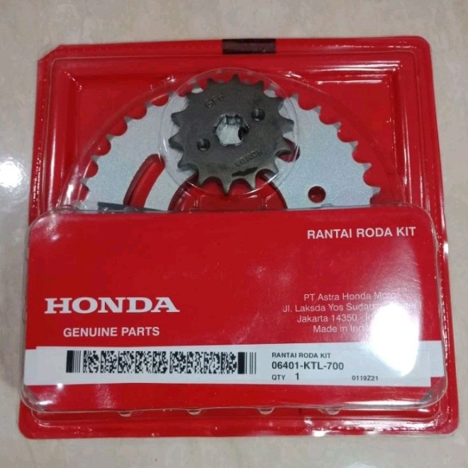rantai gear gir set Revo lama Supra fit new Supra x 125 karbu