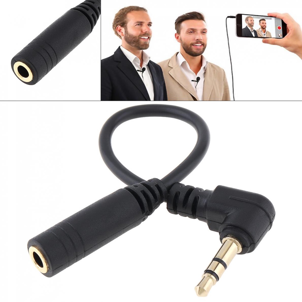 3.5Mm 4 Pole To 3 Pole Aux Audio Jack Convertor Adapter Cable 3/4 Pole Mic Conversion Line