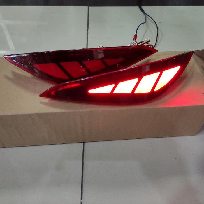 Lampu reflektor bumper mobil Toyota All New Rush 2018 LED reflector bumper